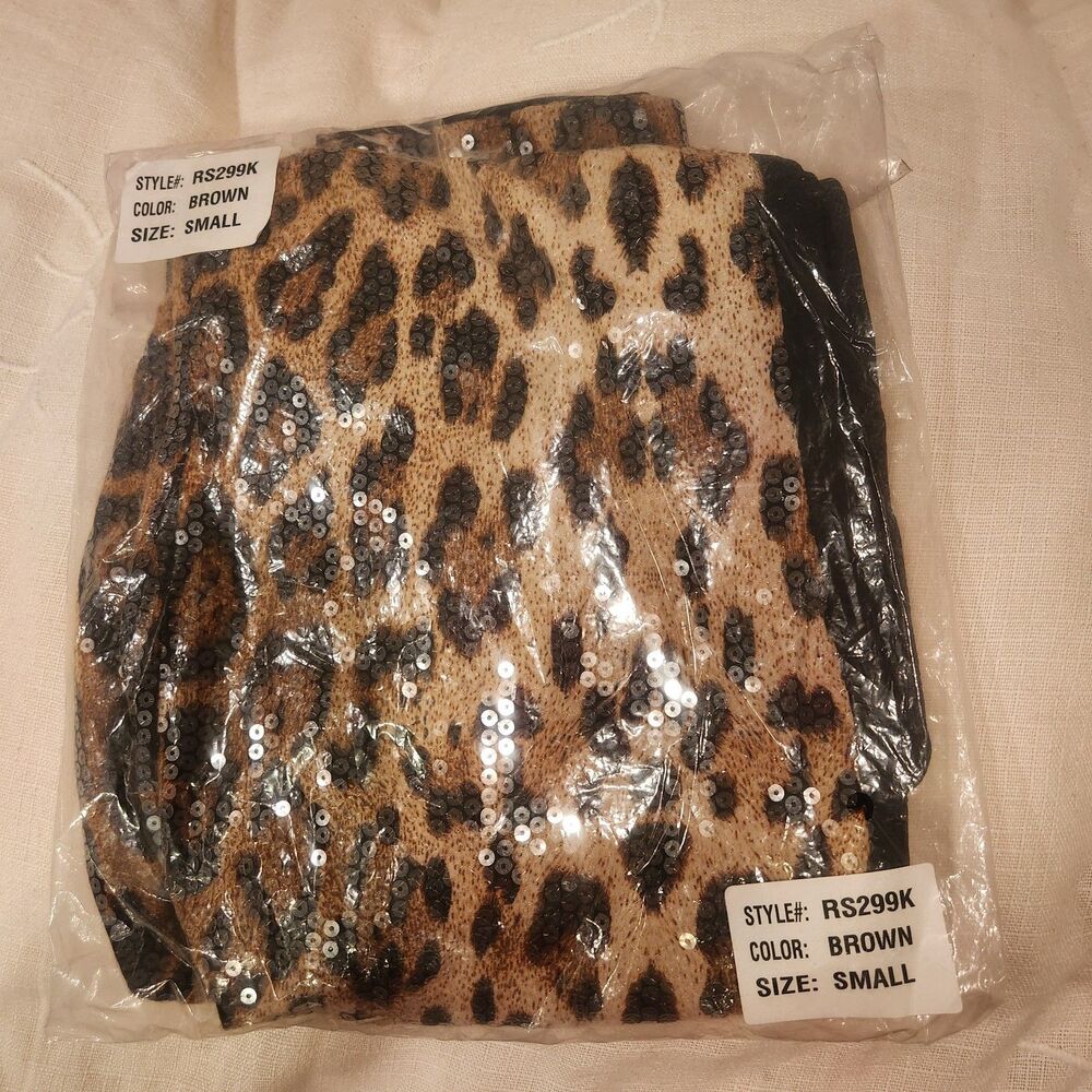 NWT Grey Lab x Anthropologie Sequin Leopard Print Midi Skirt Animal Print- Small - Picture 11 of 13